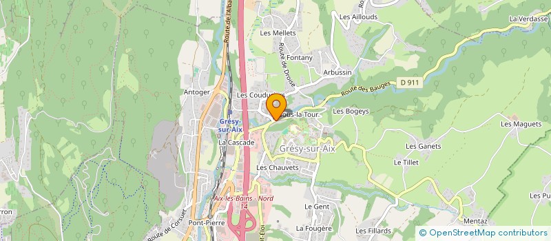 localisation de l'entreprise MK HOLDING  GRESY-SUR-AIX