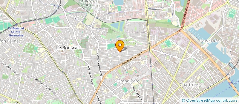 localisation de l'entreprise MK IMMO  LE BOUSCAT