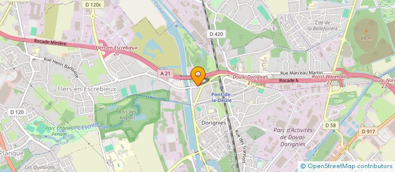 localisation de l'entreprise MK IMMO  FLERS-EN-ESCREBIEUX