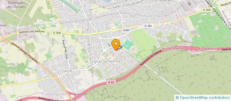 localisation de l'entreprise MK IMMO à GIGNAC-LA-NERTHE