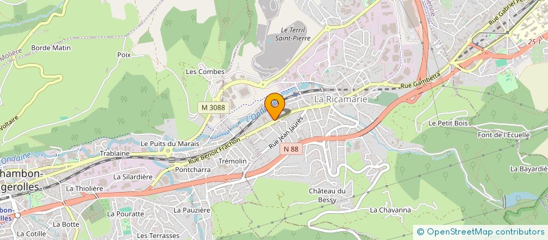 localisation de l'entreprise MK IMMO  LA RICAMARIE