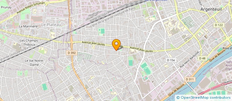 localisation de l'entreprise MK IMMO  ARGENTEUIL