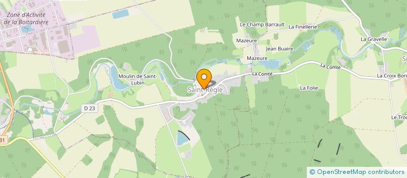 localisation de l'entreprise MK IMMO  SAINT-REGLE