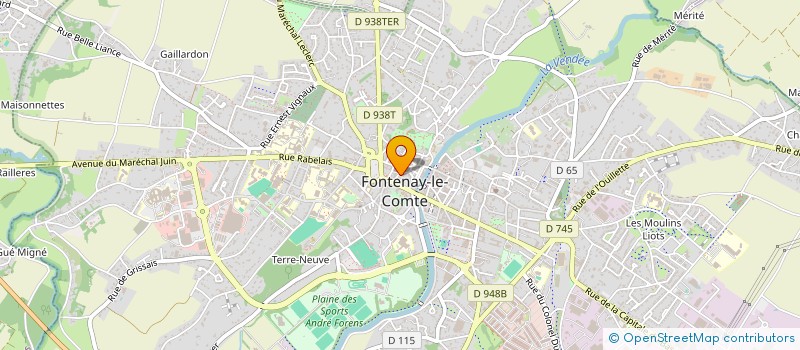 localisation de l'entreprise MK IMMOBILIER  FONTENAY-LE-COMTE