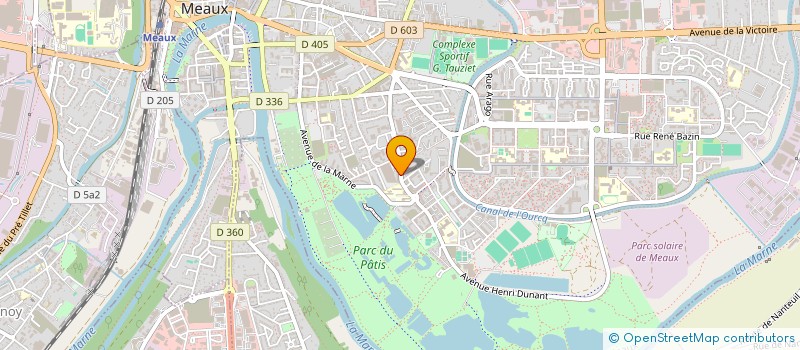 localisation de l'entreprise MK IMMOBILIER à MEAUX