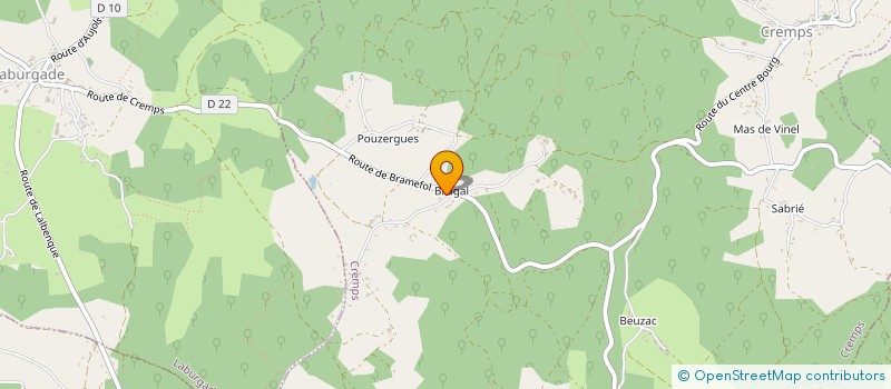 localisation de l'entreprise MK IMMOBILIER  CREMPS