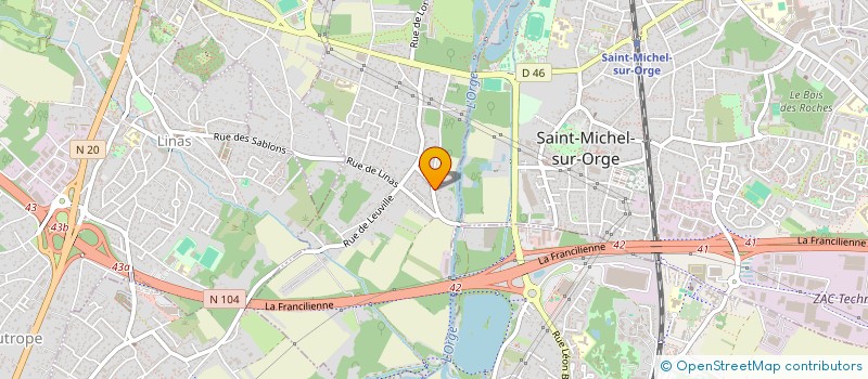 localisation de l'entreprise MK IMMOBILIER à LONGPONT-SUR-ORGE