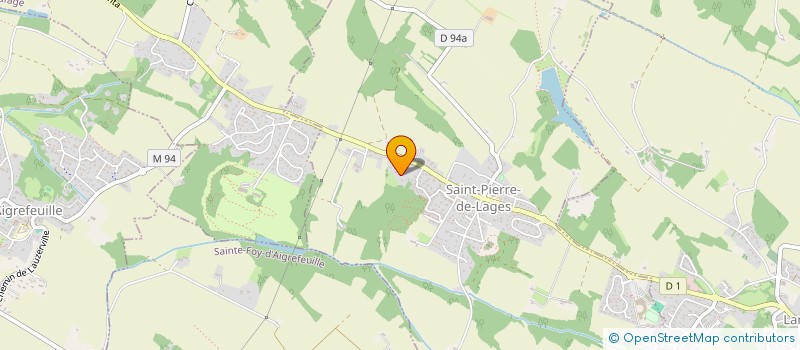 localisation de l'entreprise MK IMMOBILIER  SAINT-PIERRE-DE-LAGES