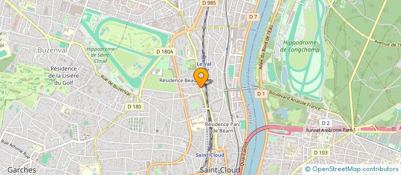 localisation de l'entreprise MK IMMOVEST à SAINT-CLOUD