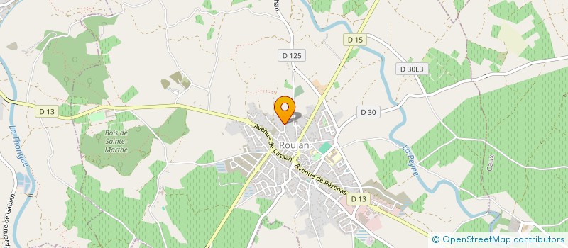 localisation de l'entreprise MK INVEST  ROUJAN