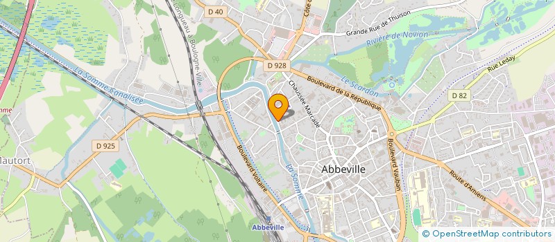 localisation de l'entreprise MK INVEST  ABBEVILLE