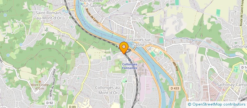 localisation de l'entreprise MK INVEST  COLLONGES-AU-MONT-D'OR