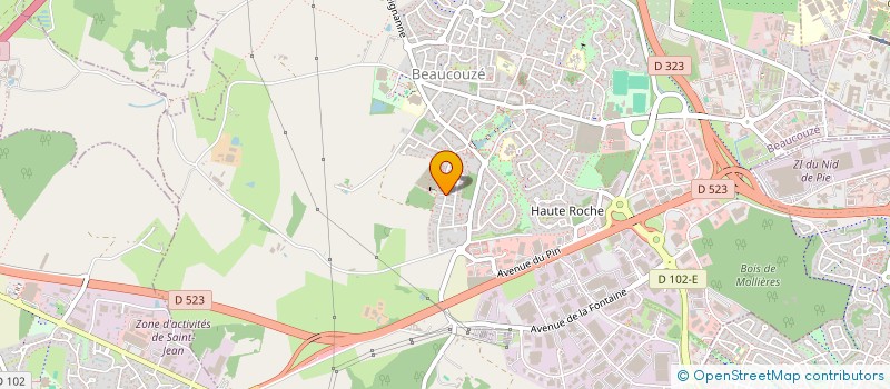 localisation de l'entreprise MK INVEST  BEAUCOUZE