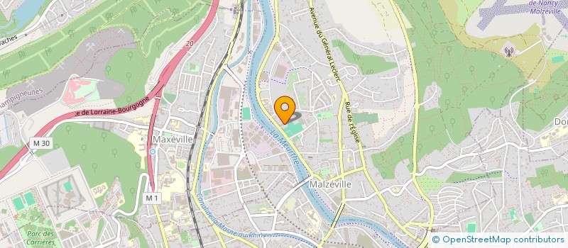 localisation de l'entreprise MK INVEST  MALZEVILLE