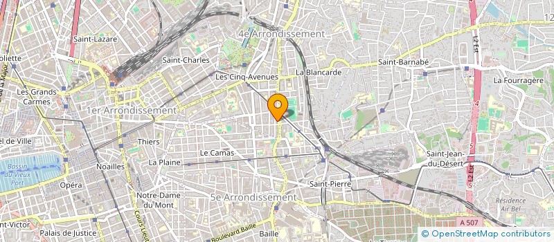 localisation de l'entreprise MK INVESTISSEMENTS à MARSEILLE