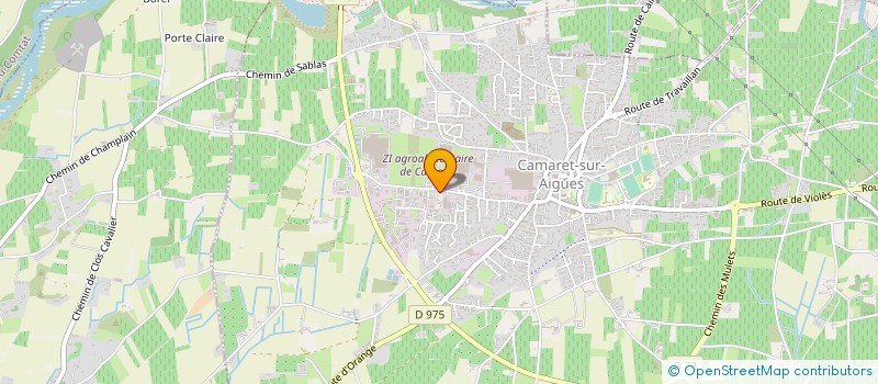 localisation de l'entreprise MK MACONNERIE GENERALE  CAMARET-SUR-AIGUES