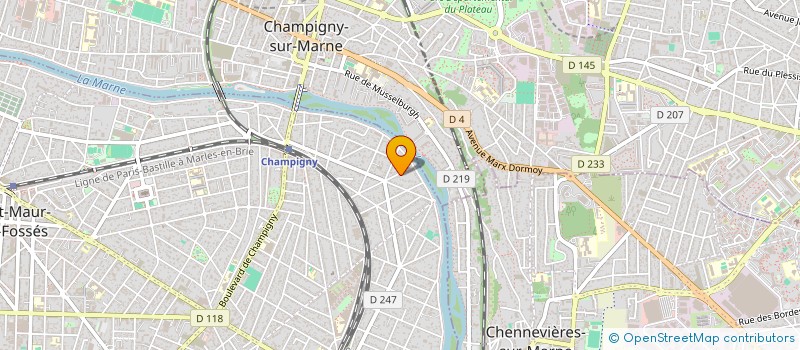 localisation de l'entreprise MK MALTE à SAINT-MAUR-DES-FOSSES