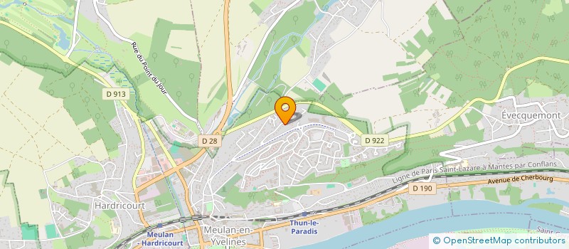 localisation de l'entreprise MK MARAUDE  MEULAN-EN-YVELINES