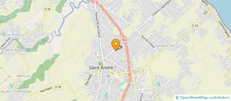 localisation de l'entreprise MK MEALS à SAINT-ANDRE