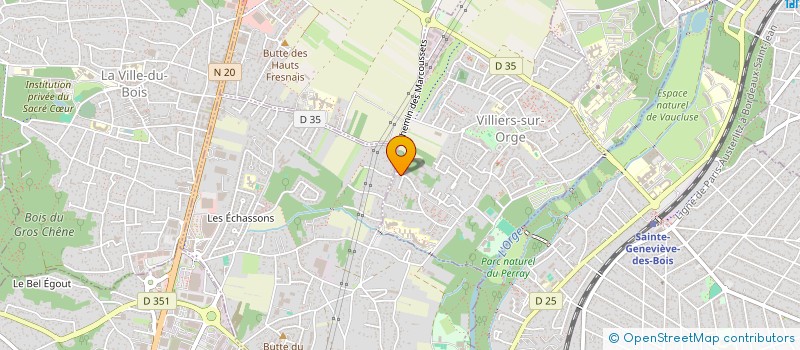 localisation de l'entreprise MK MENAGER à VILLIERS-SUR-ORGE