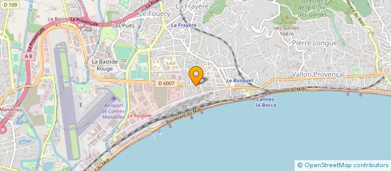 localisation de l'entreprise MK MOTOR à CANNES