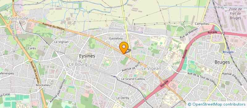 localisation de l'entreprise MK MOTORS 33 à EYSINES