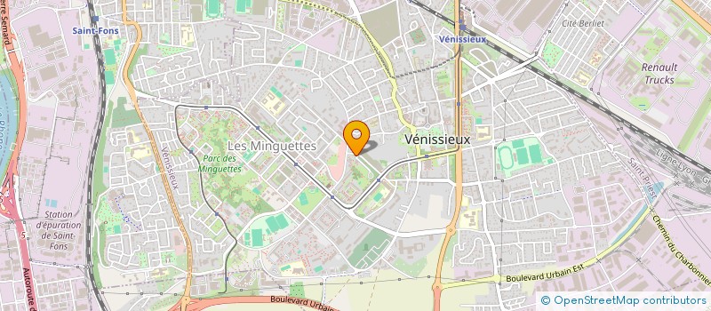 localisation de l'entreprise MK MUZZIK PRODUCTION  VENISSIEUX