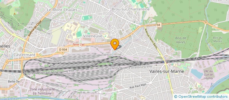 localisation de l'entreprise MK  NETTOYAGE  BROU-SUR-CHANTEREINE