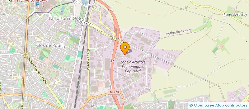 localisation de l'entreprise MK NEXUS à DIJON