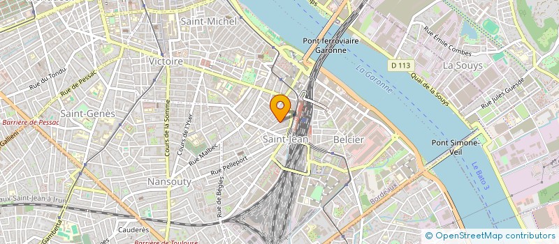 localisation de l'entreprise MK NICOLAS  BORDEAUX