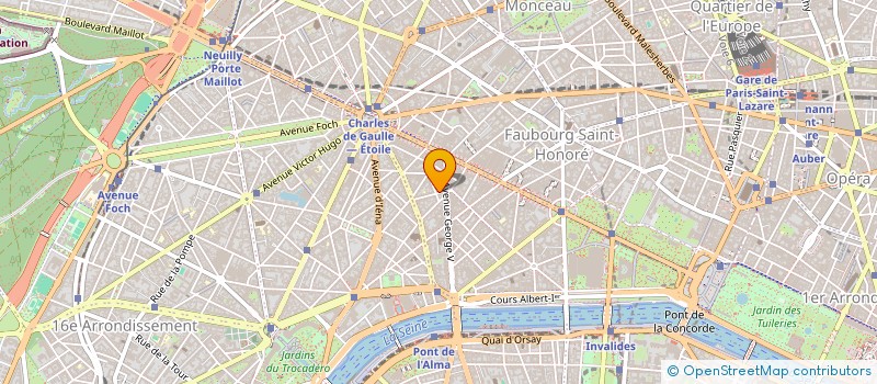 localisation de l'entreprise MK PARIS à PARIS
