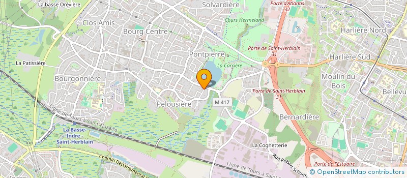 localisation de l'entreprise MK PERSPECTIVES  SAINT-HERBLAIN