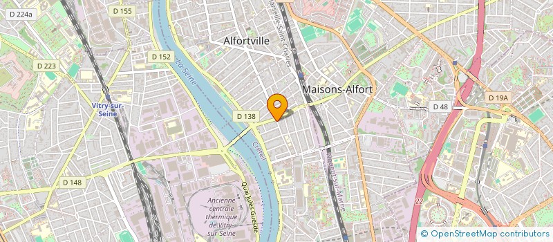 localisation de l'entreprise MK POSE SERVICES à ALFORTVILLE