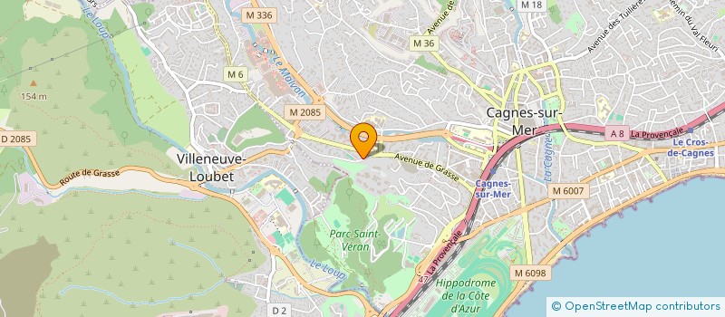 localisation de l'entreprise MK PRESTIGE VTC  CAGNES-SUR-MER