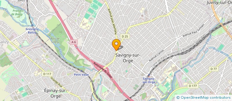 localisation de l'entreprise MK PRO BTP à SAVIGNY-SUR-ORGE