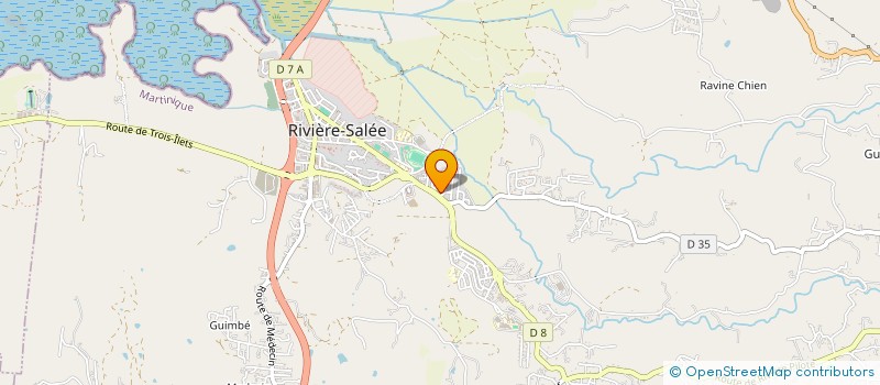 localisation de l'entreprise MK PRODUCTIONS  RIVIERE-SALEE