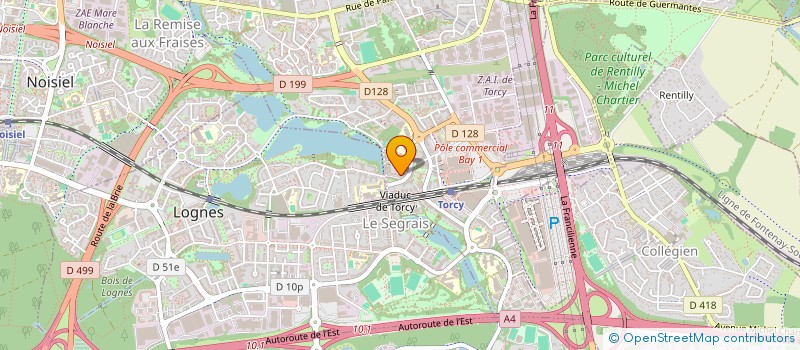 localisation de l'entreprise MK PROPERTIES  TORCY