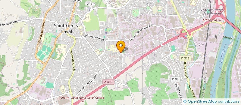 localisation de l'entreprise MK RENOV 69  SAINT-GENIS-LAVAL