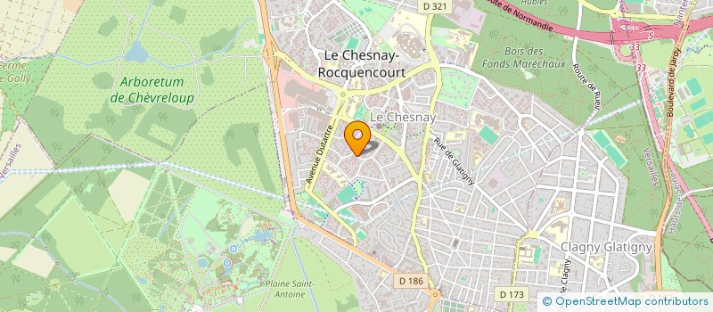 localisation de l'entreprise MK RENOV à LE CHESNAY-ROCQUENCOURT