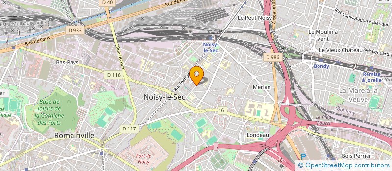 localisation de l'entreprise MK RENOV à NOISY-LE-SEC