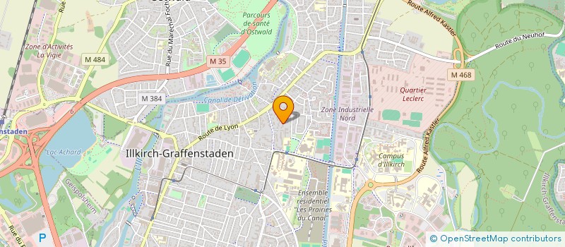 localisation de l'entreprise MK RENOV  ILLKIRCH-GRAFFENSTADEN