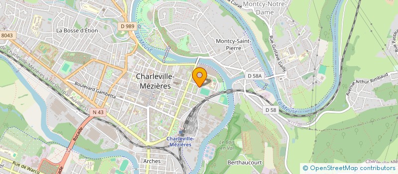 localisation de l'entreprise MK RENOVATION à CHARLEVILLE-MEZIERES