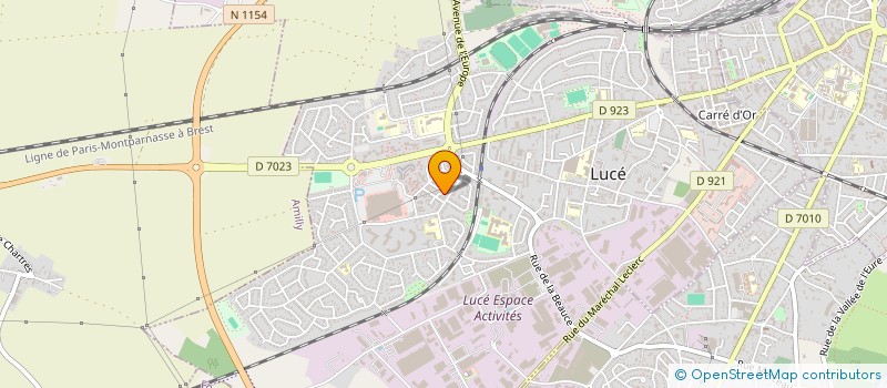 localisation de l'entreprise MK RENTIMMO à LUCE