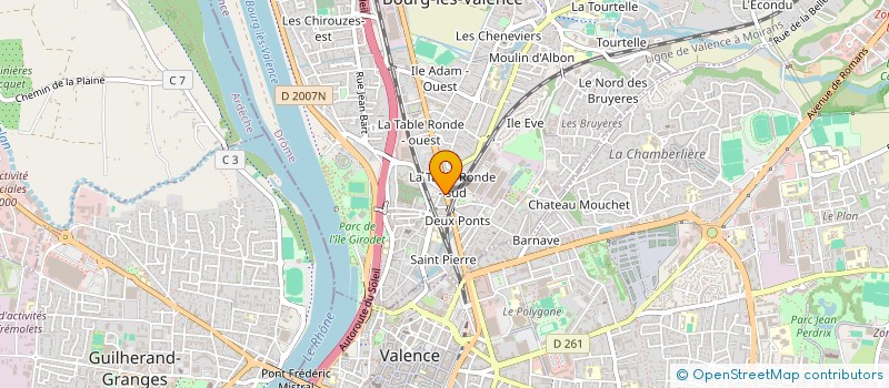 localisation de l'entreprise MK RESTAURANT  BOURG-LES-VALENCE