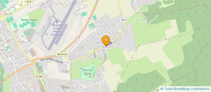 localisation de l'entreprise MK SECURITE à SAULXURES-LES-NANCY