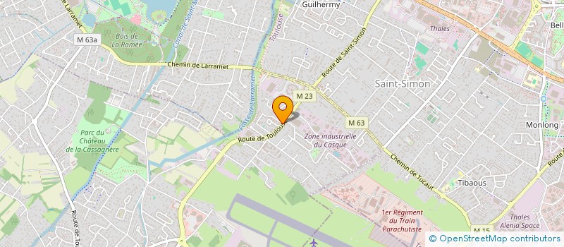 localisation de l'entreprise MK SERRURIER à CUGNAUX