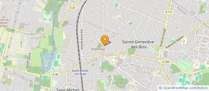 localisation de l'entreprise MK SERVICE  SAINTE-GENEVIEVE-DES-BOIS