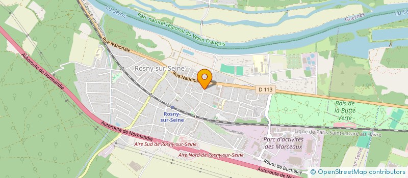 localisation de l'entreprise MK SERVICES  ROSNY-SUR-SEINE