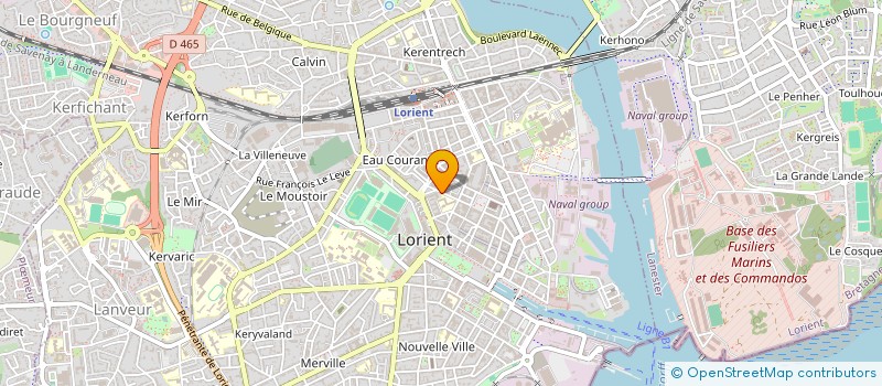 localisation de l'entreprise MK SHOP  LORIENT