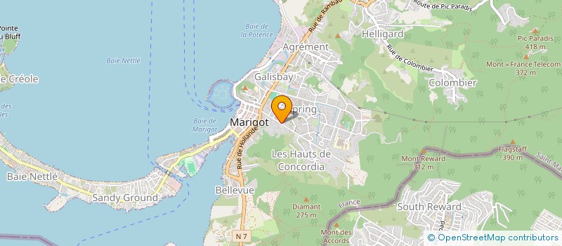 localisation de l'entreprise MK SIGNATURE  SAINT-MARTIN